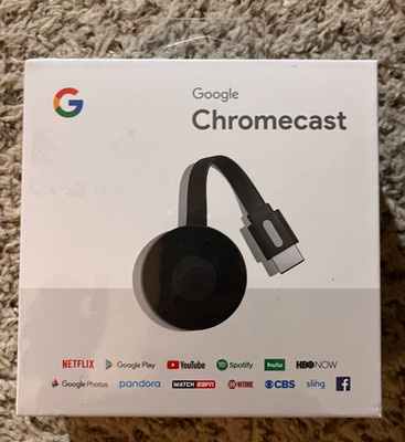 Google Chromecast (2nd Generation) HD Media Streamer - Black (GA3A00093-A14-Z01)