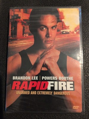 NEW SEALED Rapid Fire (DVD, 1992, 2002) Brandon Lee Powers Boothe Widescreen!!