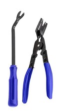 Profi Auto Clip- & Zierleisten Entferner Set &ndash; Verkleidungsclip Zange + Hebel