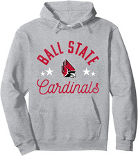 Ball State University Cardinals Logo Pullover Hoodie