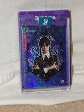 SDCC 2024 Wednesday Addams Trading Cards Convention Raven Refractor # /99