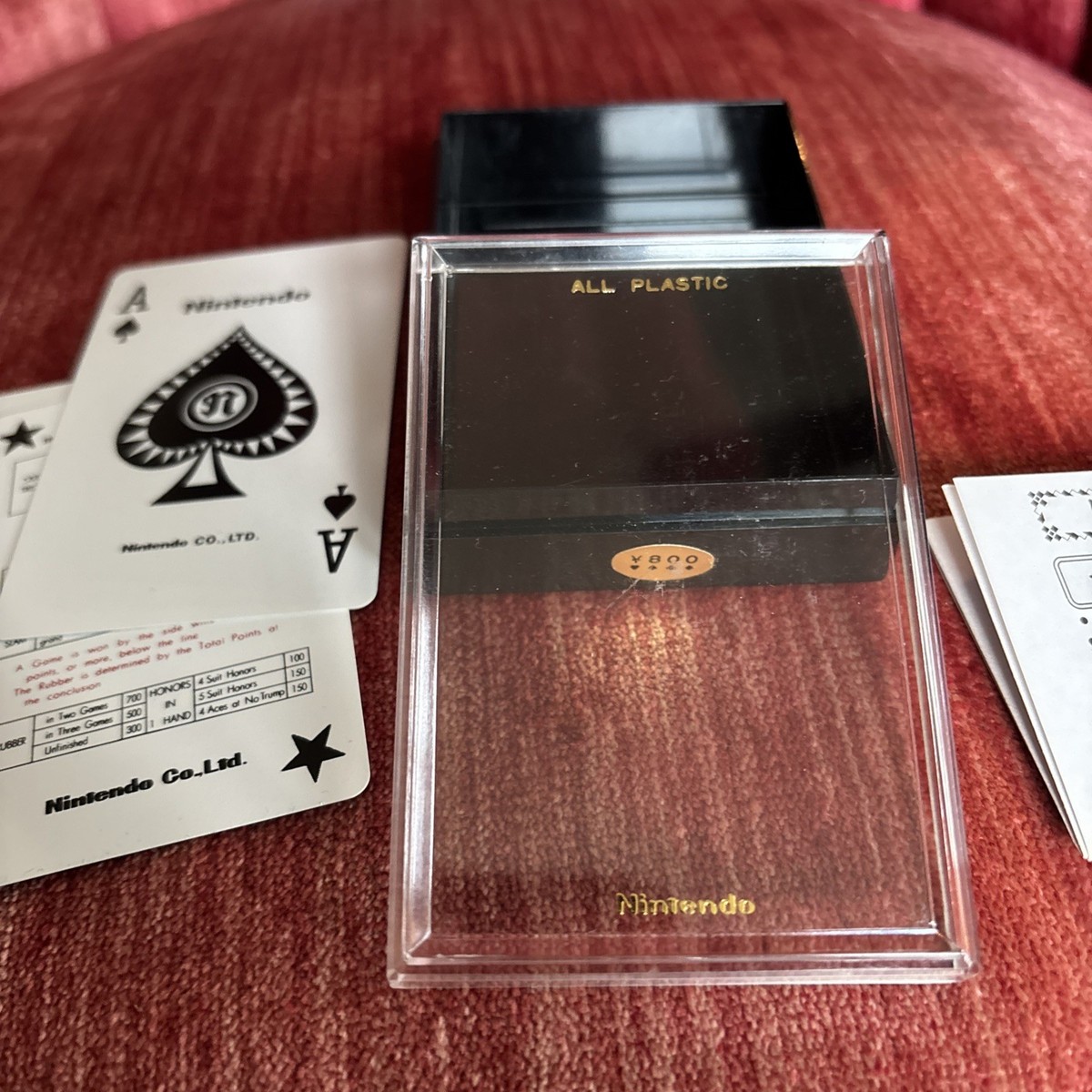 Vintage 1950- 1960 Nintendo Deck of Playing Cards : with cardboard