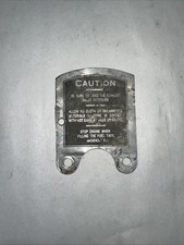 Maytag single cylinder engine model 92 Original Caution Plate Kill