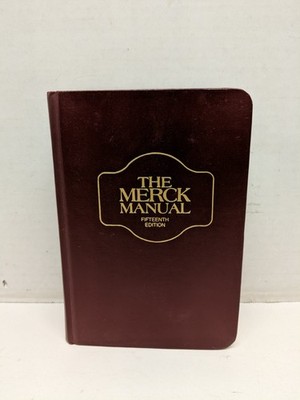 The Merck Manual Hardcover Reference - 1987 Fifteenth 15th Edition - Medical