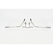 Silhouette Eyeglasses Frames Unisex Silver Ri...