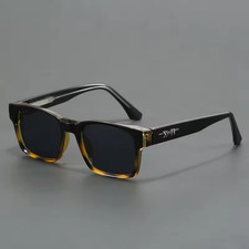 Polarized Square Sunglasses Men UV400 Unisex Metal Core Frame Outdoor Driving Fi