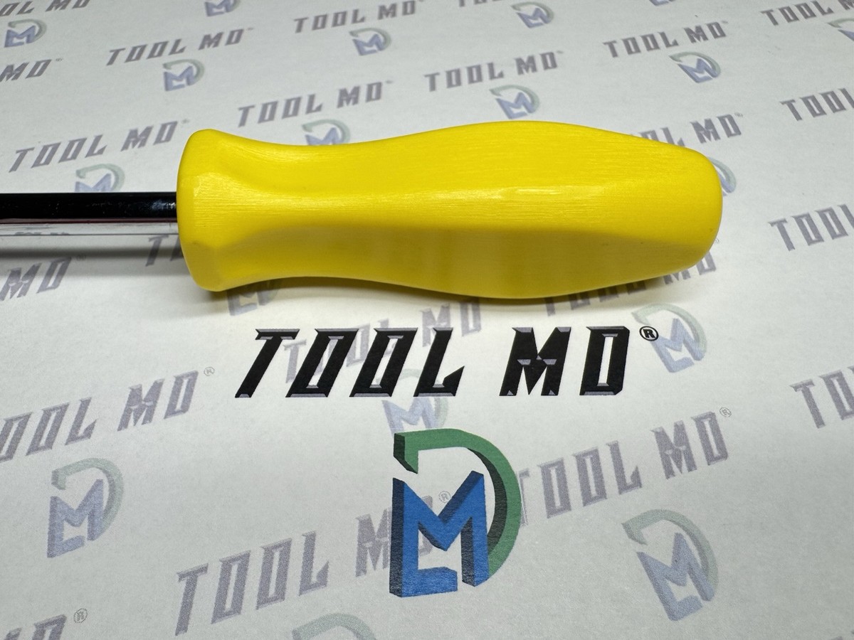 Snap-on Tools USA NEW YELLOW Hard Grip 5/16” SAE 6pt Manual Nut