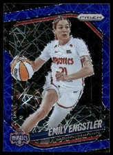 Emily Engster 2025 Panini Prizm WNBA #84 Blue Velocity Washington Mystics