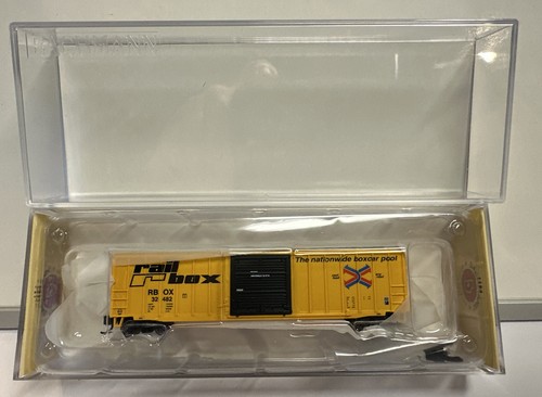 Caja de riel Bachmann escala N 50'6" exterior reforzada puerta corredera caja coche #32482 | Condition: New