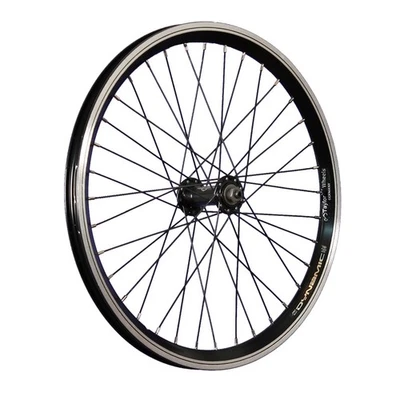 Laufrad 20 Zoll Vorderrad Fahrrad Hohlkammer Felge schwarz Schnellspanner vorn - Bild 1 von 4