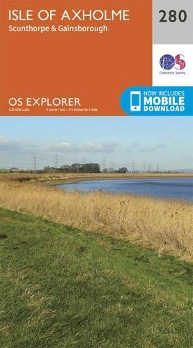 Isle of Axholme Map | Scunthorpe & Gainsborough | Ordnance Survey | OS Explorer Map 280 | England | Walks | Hiking | Maps | Adventure - Image 7