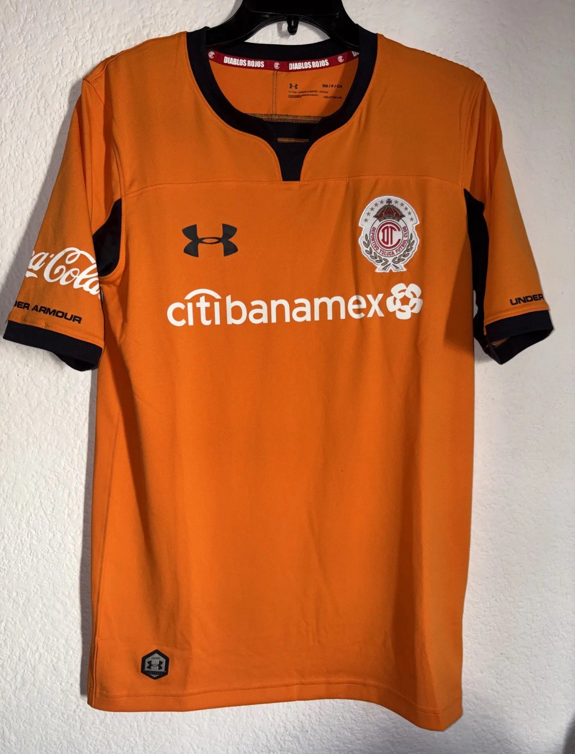 Jersey Toluca Under Armour Goalie Small ⚽️