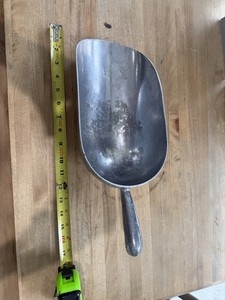 Vintage Heavy Duty JUMBO 85oz. ALUMINUM METAL ICE SCOOP bar ice machine