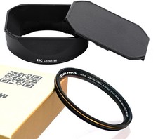JJC Metal Lens Hood 49mm Nano Filter Sony FE 40mm f2.5 G SEL40F25G as ALC-SH166