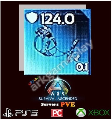 Ark Ascended PVE - Blueprint: Ascendant Carcharo Saddle 124 ( PC / Xbox / PS5 )