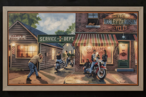harley davidson poster 24x36 preowned