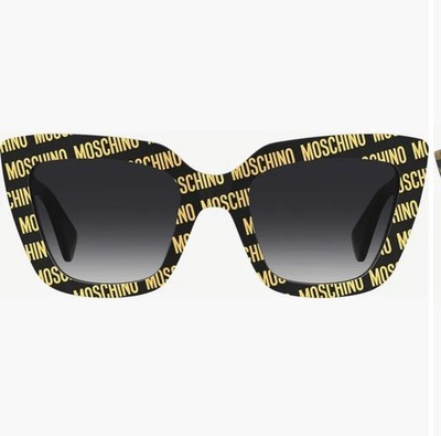 Moschino Black Sunglasses with Gold Logo Detail Moschino Women main image 2