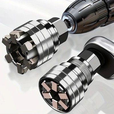 Adjustable Universal Socket Wrench Sleeve 10-19mm Multi Function Spanner Head