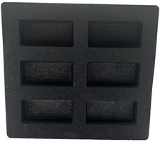 Graphite Ingot Mold For Casting 6 Cavity 5 oz Gold Bar