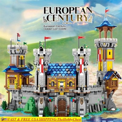 NEW Golden Lion Medieval Castle 66006 2599PC Building Block Set+FREE GIFT