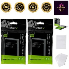 200 Clear Polypropylene Card Sleeves - Perfect Fit for 63mm x 88mm Trading Cards