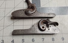 W Richards Hammer Double Shotgun Lock Side Plates Parts Duck Pheasant Engraving