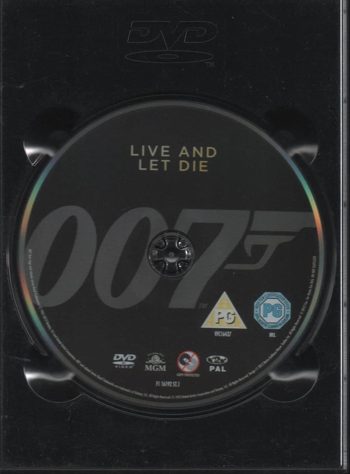 Live And Let Die (1973) (DVD 2012) Roger Moore Yaphet Kotto Jane Seymour - Image 3 of 3