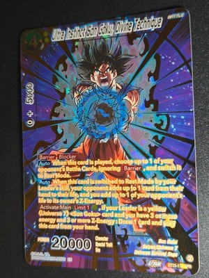DBS TCG - BT23-110 SPR - Ultra Instinct Son Goku, Divine Technique *Near Mint*