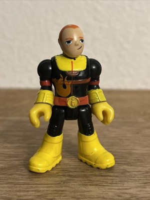 Imaginext Rescue City Fireman Firefighter Rescue Hero 3  Action Figure Pvc Toy