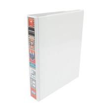Elba Panorama A5 Presentation Ring Binder White Pack of 6 (400008434)