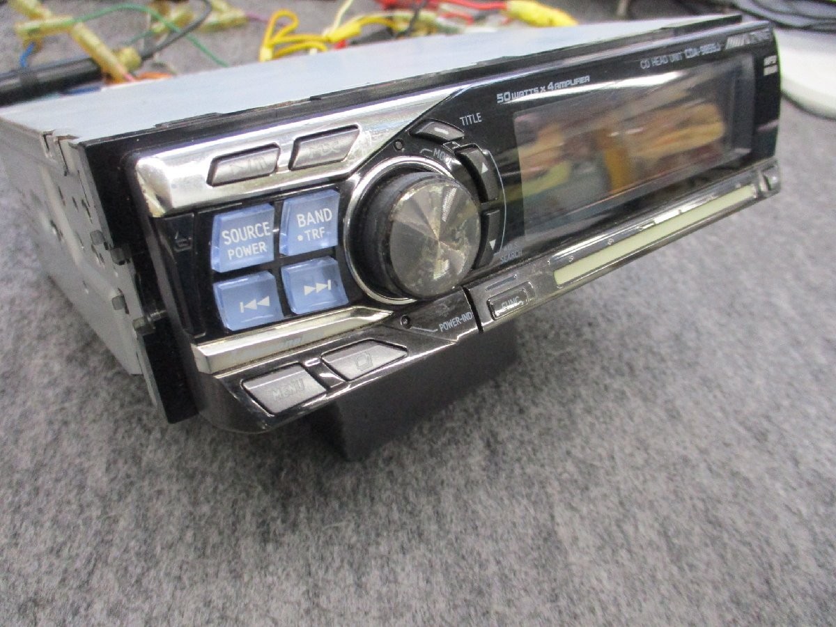 ALPINE　CDA-9855J CDヘッドユニット Alpine Cda-9855j 1din CD Head Unit Mp3/wma Confirmed It