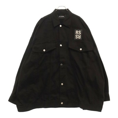 Raf Simons Size S 21Aw Oversized Denim Jacket Black | eBay