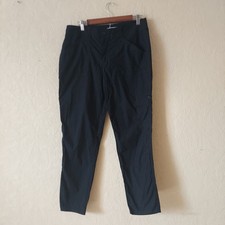 Liz Claiborne Black Lightweight Cotton Ankle Pants Sz 6