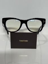 Tom Ford TF5040B ECO 001 Chunky Black Acetate Unisex Eyeglasses 52mm