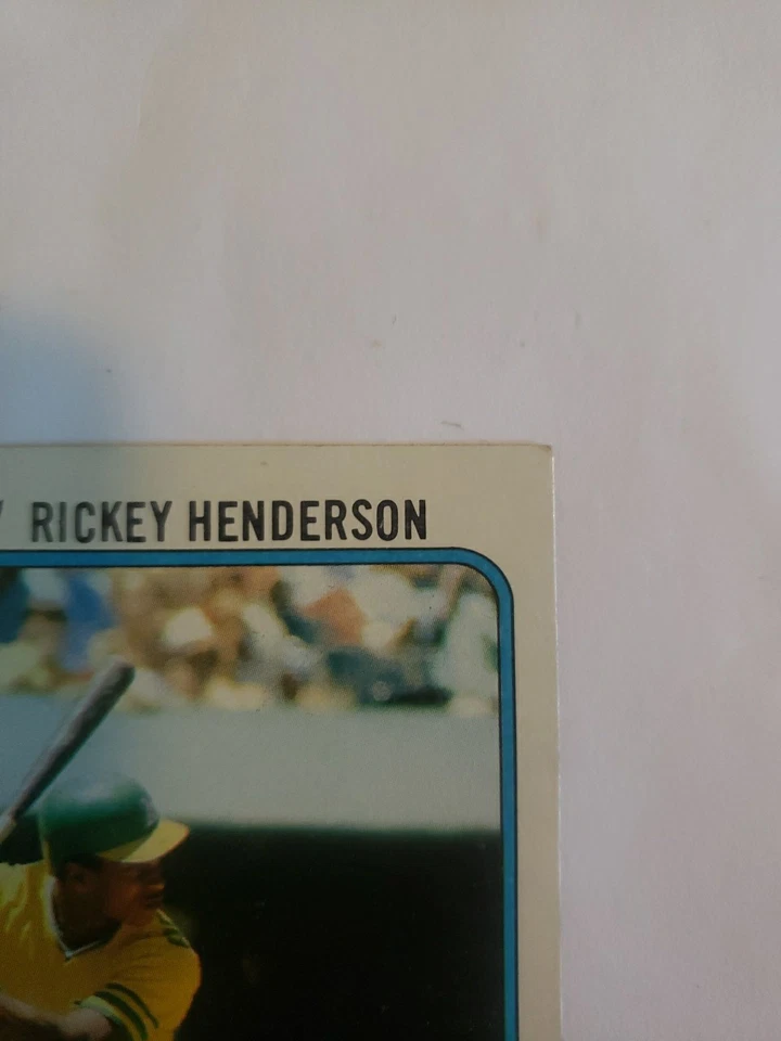 1980 Topps - Rickey Henderson #482 (RC) Foto 3 de 4