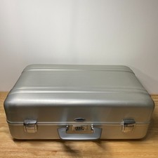 Vintage Zero Halliburton Aluminum Combination Lock Case, 21" x 13.5" x 7.5"