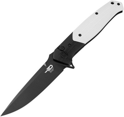 Bestech Knives Swordfish Button Lock White 14C28N G10 New