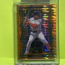 2025 Panini Select Cam Smith GOLD Prizm 15/15 RC Astros SSP Rookie 🔥