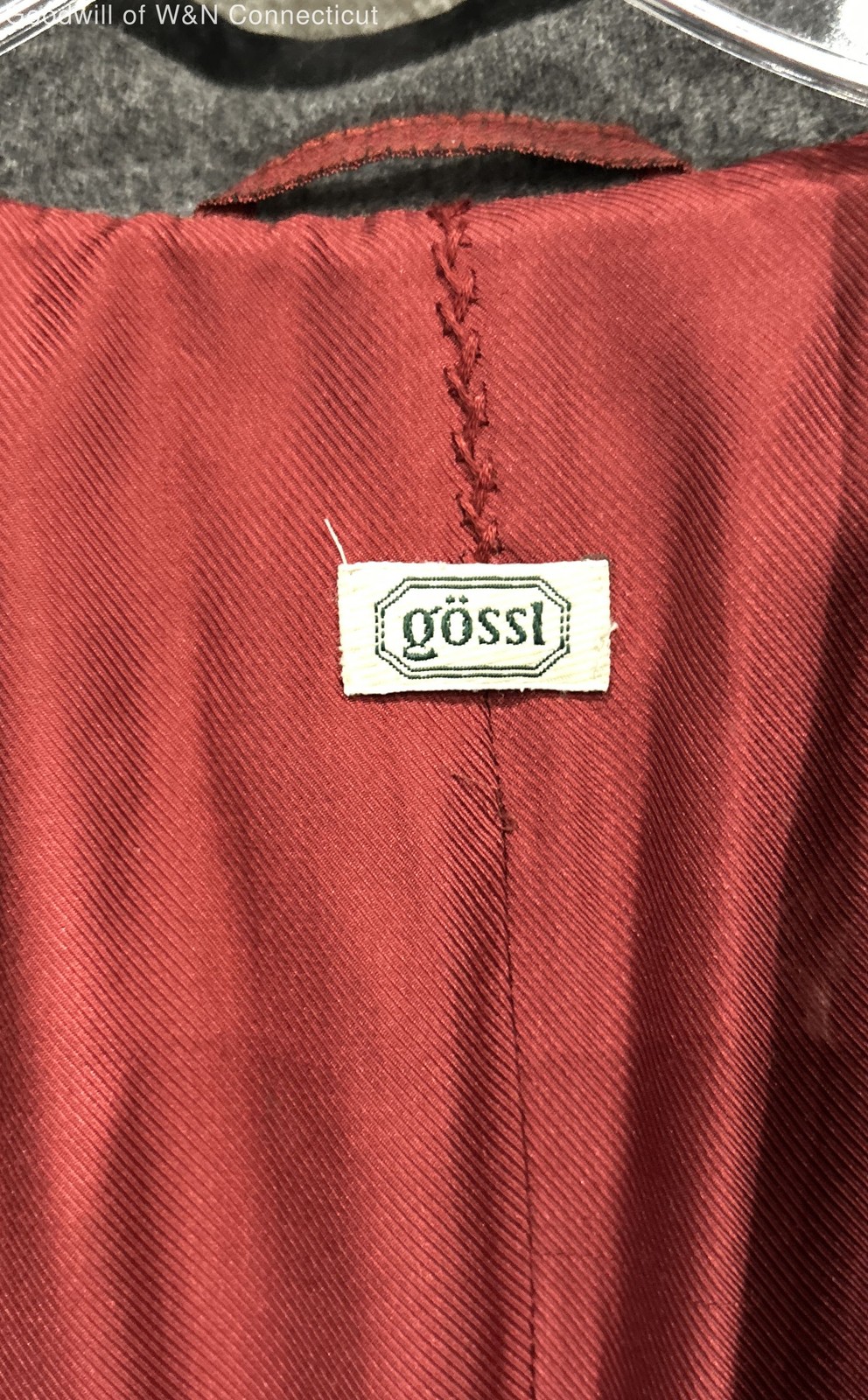 gossi Coat Size 42 Men Regular Gray Basic Coat - image 5