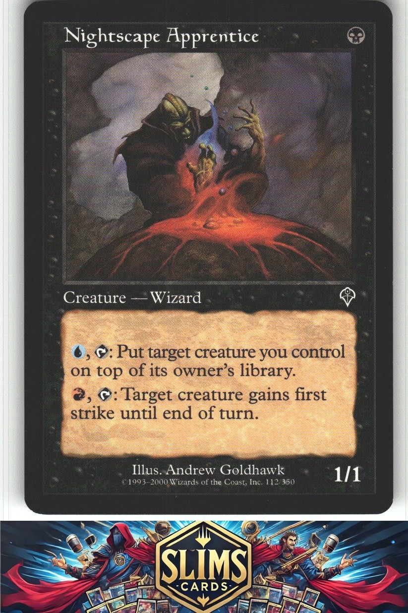 Nightscape Apprentice - Invasion - MTG - Common - #112 - NM