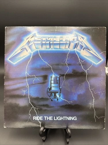 METALLICA Ride the Lightning - 1984 1st Press Megaforce Frankford/ Wayne Master
