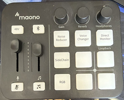 Maono MaonoCaster G1 NEO Gaming Audio Mixer XLR USB-C Bluetooth RGB