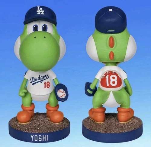 Yoshi Bobblehead - Yoshinobu Yamamoto Dodgers SGA 3/31/26 UNOPENED Super Mario