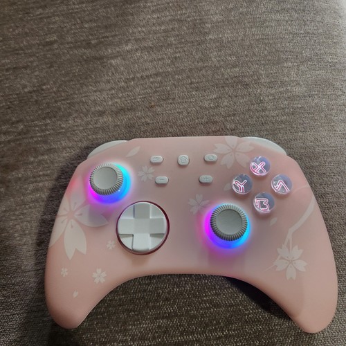 Mytrix• Hall Effect Joystick - Wireless Controller Pink - Picture 11 of 13