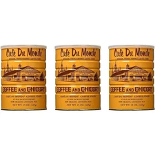 Cafe Du Monde Coffee and Chicory French Market Ground Coffee 15oz. ( Pack of 3 )