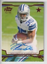 JOSEPH RANDLE 2013 TOPPS PRIME FOOTBALL AUTOGRAPH AUTO ROOKIE CARD #D 72/99