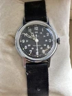 New ListingTimex Vintage 1960s Sprite Black Dial Military Style Watch For Parts Or Repair