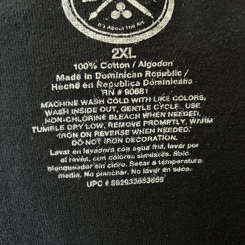 Halloween Skelett Grafik Tee Do I Look Like I Care schwarz T-Shirt Herren 2XL - Bild 8 von 8