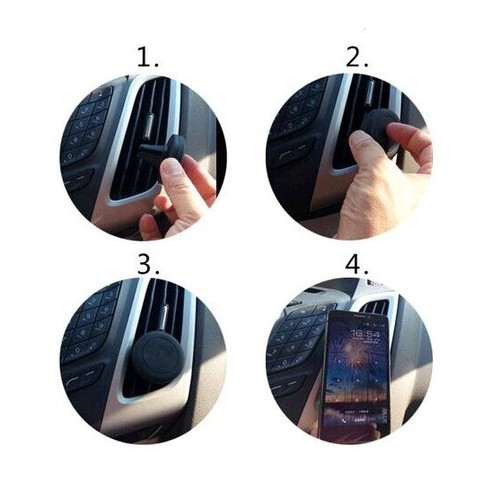KFZ Halterung Lüftungsschlitz magnetisch für Xiaomi 14T Pro Auto-Halter Handy - Photo 2/5