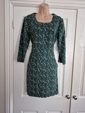 Green & Yellow Corduroy Dress Size 10 By Nomads